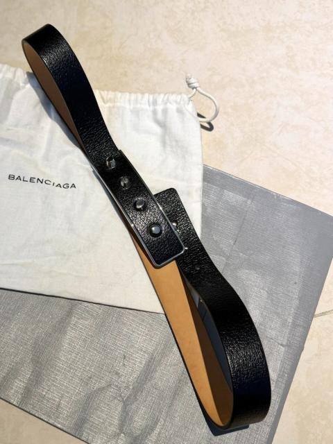 BALENCIAGA Balenciaga Studded Black Belt