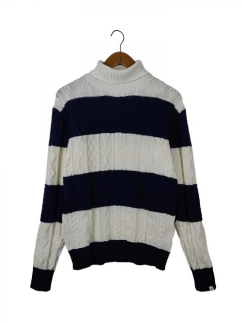 Other Designers Vanquish - Japan Stripes Knitwear Turtleneck Sweater