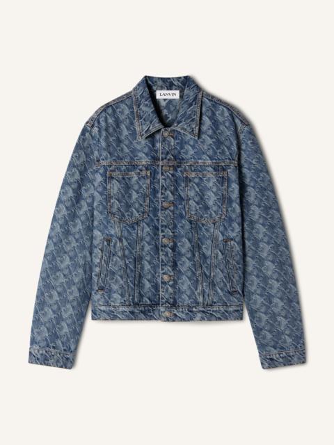 Lanvin LUNAR YEAR JACQUARD DENIM JACKET