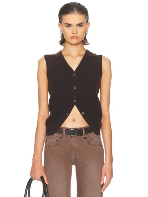 R13 Ribbed Wrap Around Vest