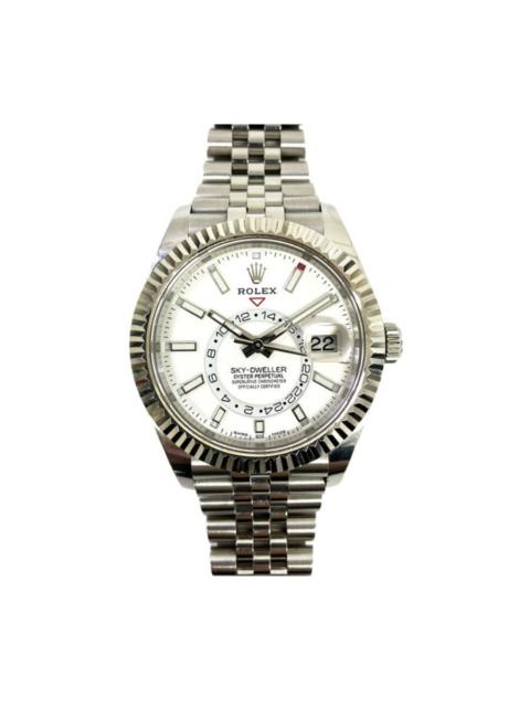 ROLEX Pre-owned Rolex Sky Dweller GMT Automatic White Dial Men's Watch 326934WSJ