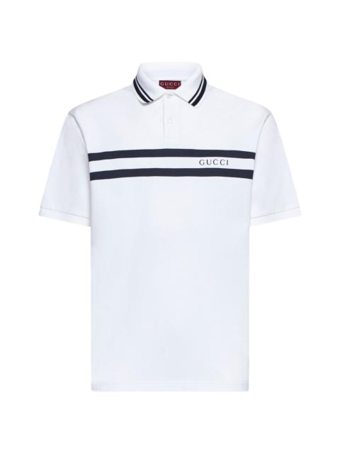 GUCCI Gucci Men Gg Cotton Piqué Polo