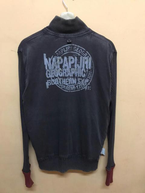 Other Designers Napapijri × Vintage - ‼️NAPAPIJRI GEOGRAPHIC SOUTHERN EX RIVESBLE SWEATER ‼️