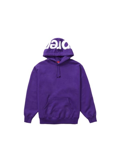 Supreme Supreme Contrast Hooded Sweatshirt Purple