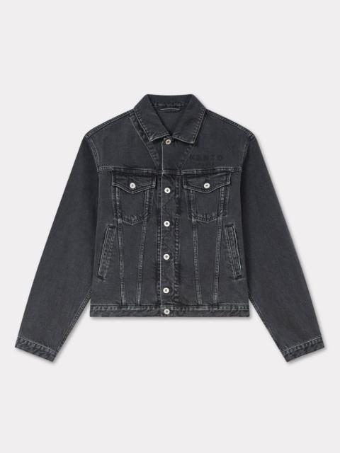 KENZO 'Boke Flower' embroidered trucker jacket in japanese denim