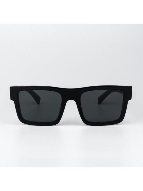 Prada Prada Men Sunglasses Black Grey Rectangle PR19WSF 1AB5S0 NEW AUTHENTIC