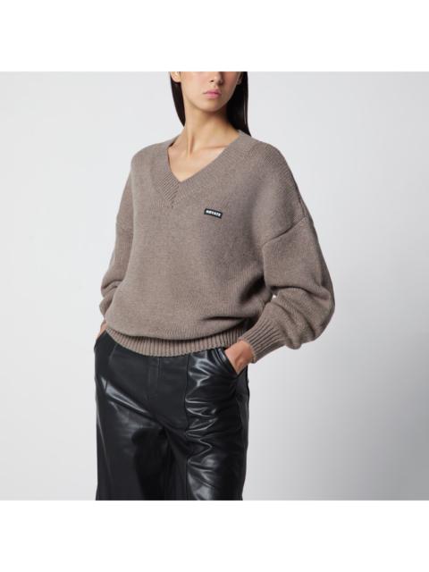 ROTATE Rotate Wool And Cashmere V-Neck Sweater Women