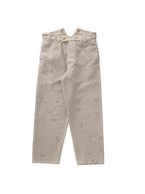 visvim TILLER PANTS DMGD IVORY