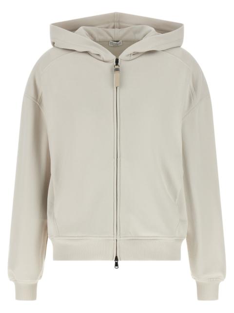 Brunello Cucinelli Brunello Cucinelli Women 'Shiny Zipper Pull' Hoodie