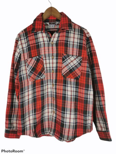Other Designers Vintage - Vintage Big Mac Plaid Flannel Shirt Made in USA