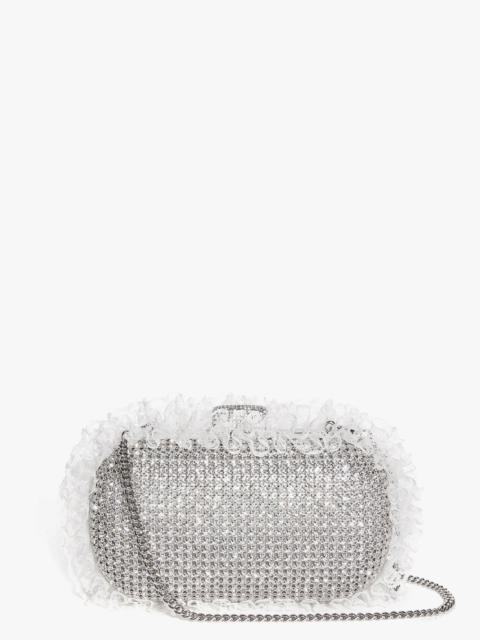 SELF PORTRAIT RESIDENCY - Christopher kane residency clutch with all-over rhinestones