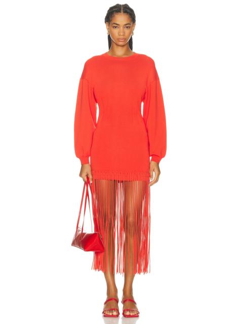 SIMONMILLER Wallis Knit Fringe Dress