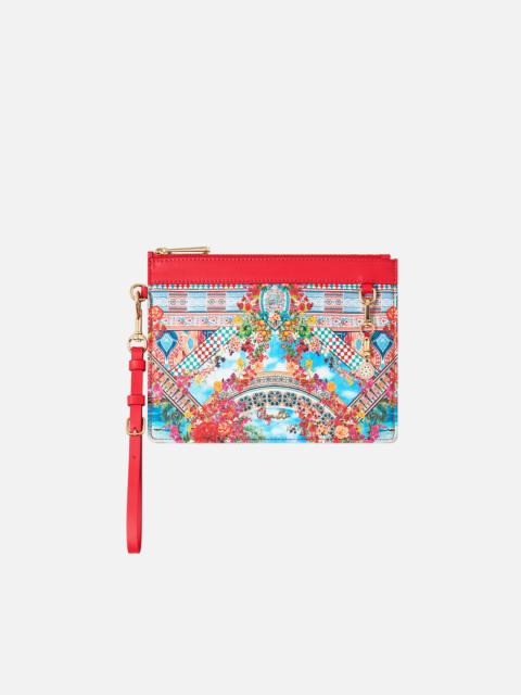 CAMILLA CLUTCH WITH WRISTLET