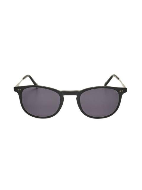 Other Designers Hackett Men's Black Round Sunglasses HEBS158