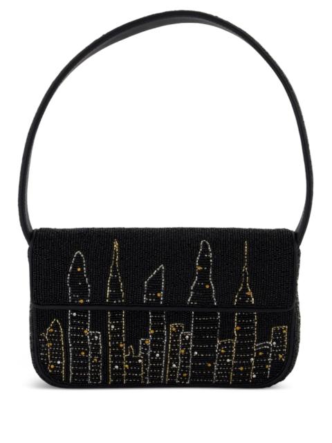 STAUD Staud Tommy Beaded Skyline Shoulder Bag