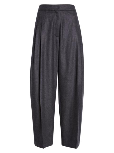 Alaïa Alaïa Tailored Wool Trousers in Anthracite at Nordstrom