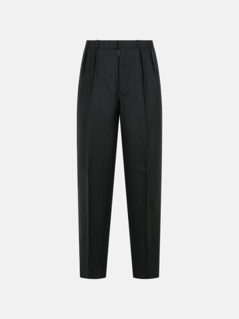 Maison Margiela BLACK VIRGIN WOOL TROUSERS