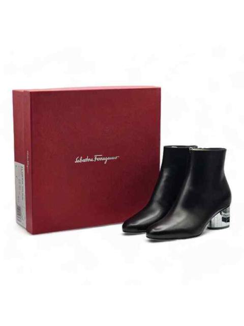 FERRAGAMO Salvatore Ferragamo Florrie Booties - Leather - Black -  $995