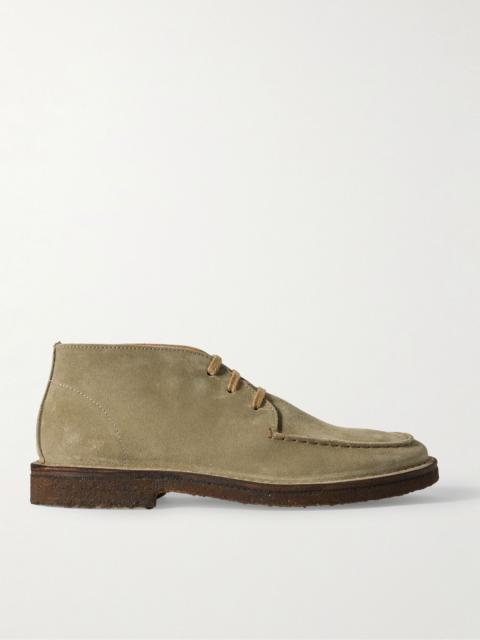Drake's Crosby Suede Chukka Boots Beige