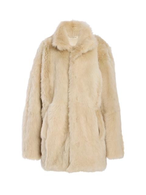 KALLMEYER Donna Reversable Shearling Coat tan