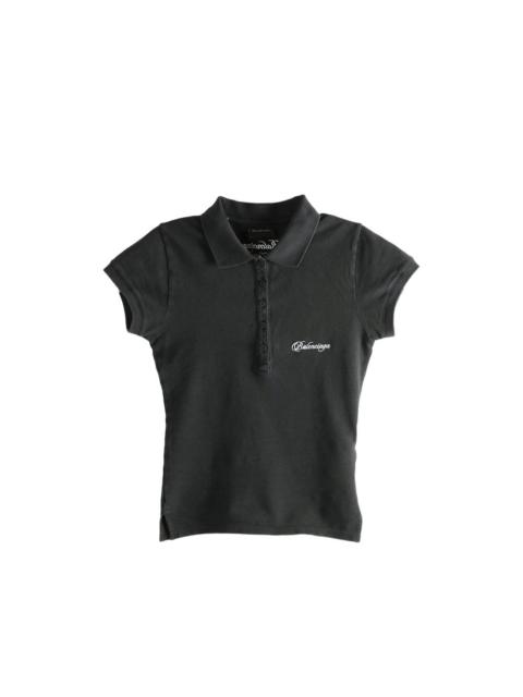 BALENCIAGA Balenciaga Black Tops - Polo Tops Women