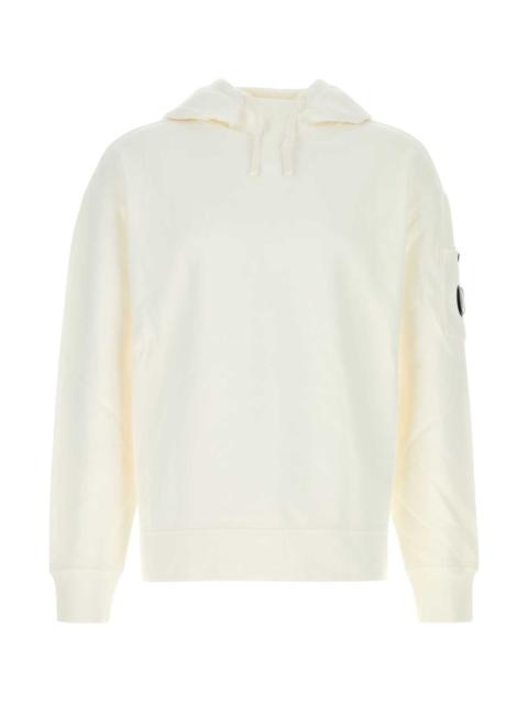 C.P. Company C.P. Company Men White Cotton Sweatshirt