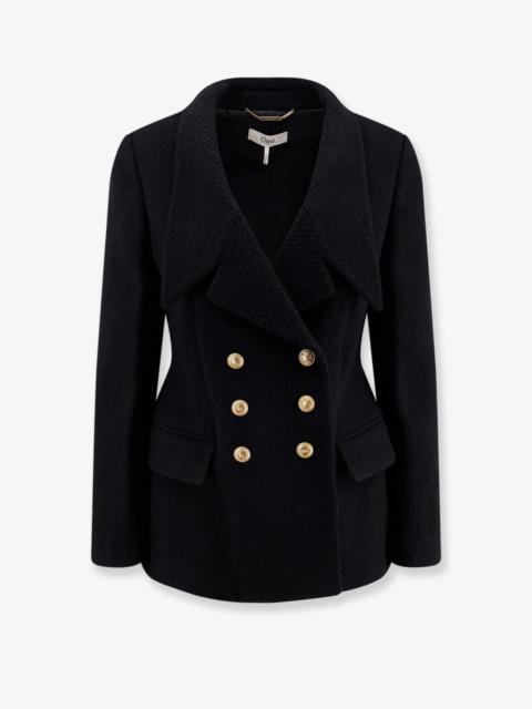 Chloé Chloe' Women Double-Breasted Virgin Wool Blend Blazer