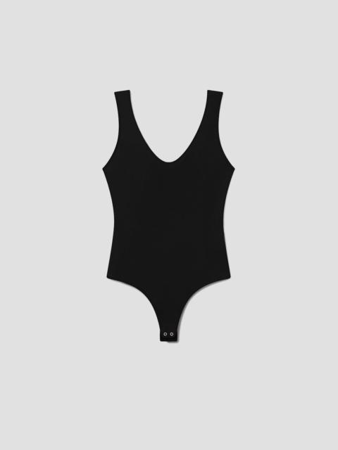 AGOLDE TORA TANK BODYSUIT IN BLACK