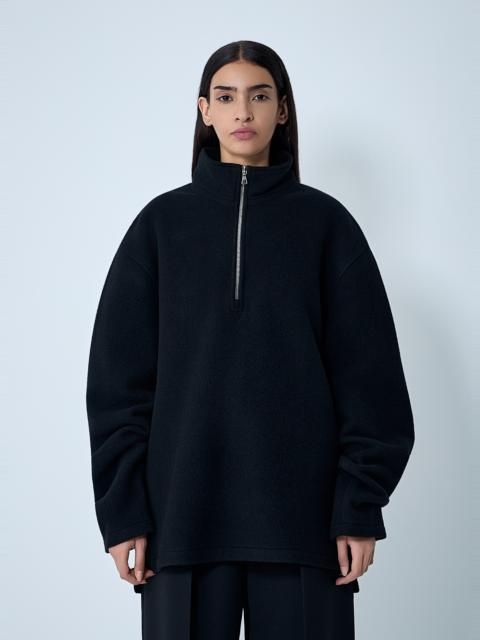 RIER Zip-Up Fleece Sweatshirt