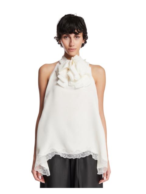 MAGDA BUTRYM Silk Open-back Blouse