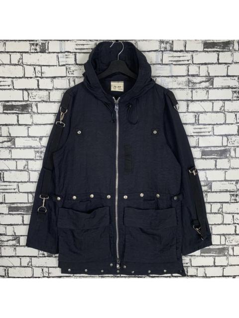 Other Designers Vintage - Aize Denim Bondage Gothic Nylon Jacket