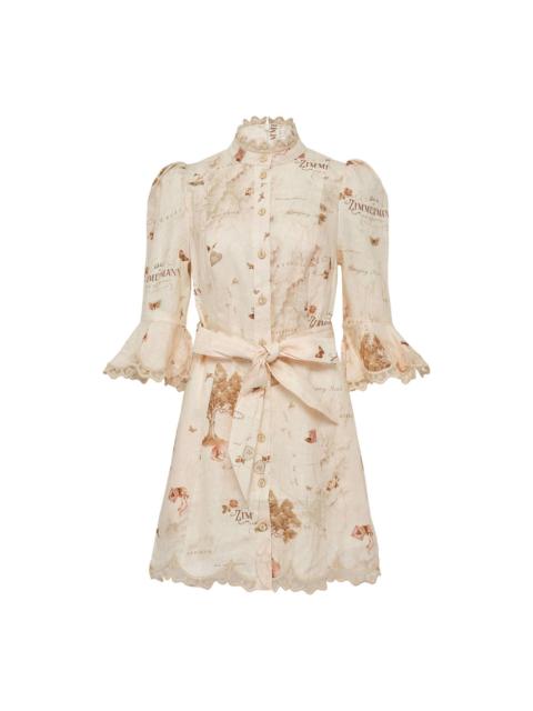 Zimmermann Applique Mini Dress