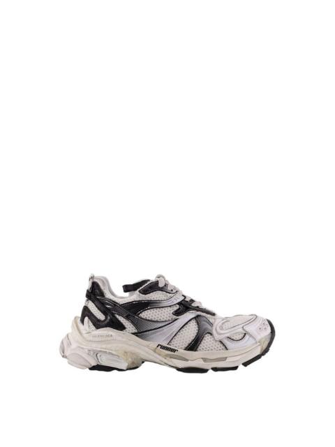 BALENCIAGA BALENCIAGA Runner 2.0 Men's White/Black Sneakers New And Aut