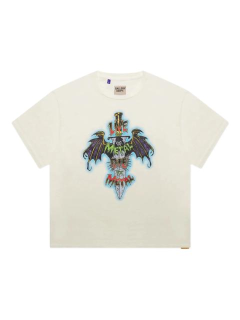 GALLERY DEPT. Gallery Dept. Live For Metal Cotton T-shirt
