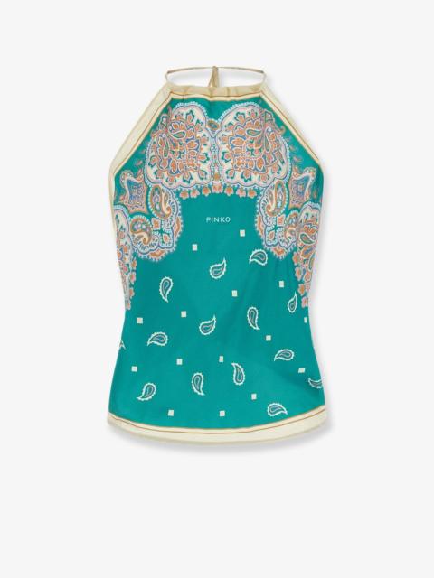 PINKO Pinko Viscose And Silk Blend Synchro Top