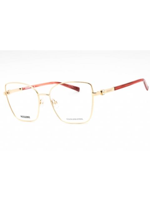Missoni Missoni Ladies Rose Gold Tone Cat Eye Eyeglass Frames MIS0181