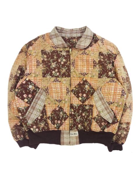 Other Designers Japanese Brand - RARE!VTG PINK HOUSE by KARL HELMUT REVERSIBLE FLORAL BOMBER