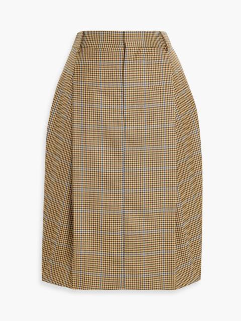 Victoria Beckham Houndstooth wool skirt