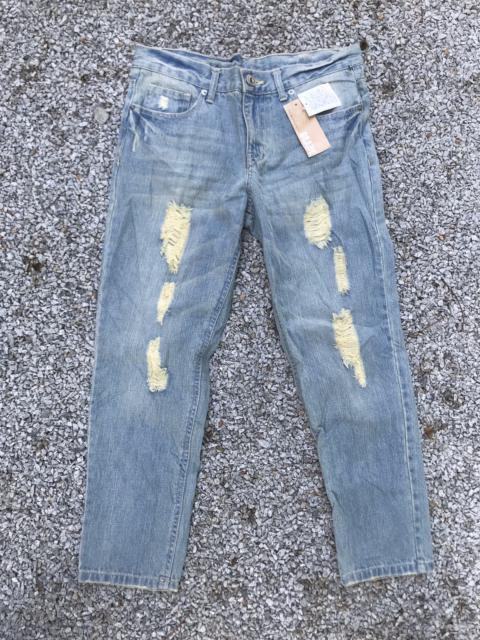Other Designers Distressed Denim - Grazie Distressed Jeans distressed denim pant