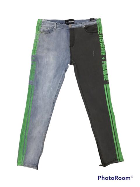 Homme + Femme La - ⚡️Vintage Homme + femme trademark denim two tone jeans