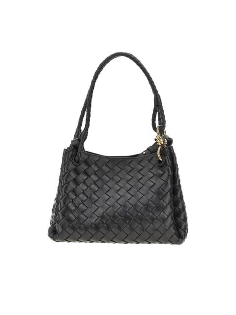 Bottega Veneta INTRECCIATO LEATHER MEDIUM 'PARACHUTE' BAG