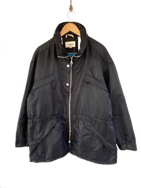 Other Designers Iceberg - Iceberg Spellout Opti Riri Zipper Jacket Made in Italy