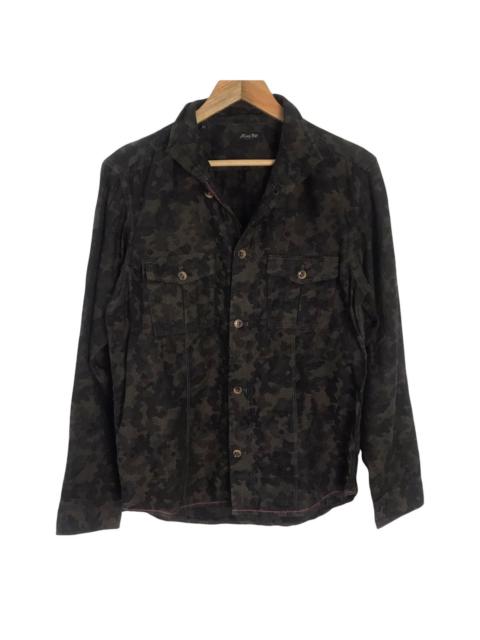 Japanese Brand - Men’s bigi real styles camouflage button up shirt