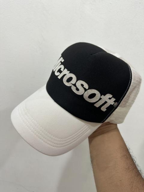 Vintage - VTG MICROSOFT 2007 Big Spell Out Trucker Hat