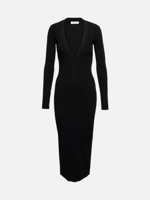 Alaïa Long-sleeved midi dress