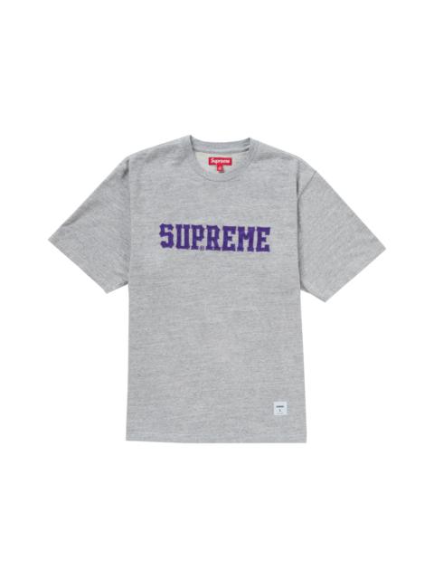 Supreme Supreme Twill Applique S/S Top Heather Grey