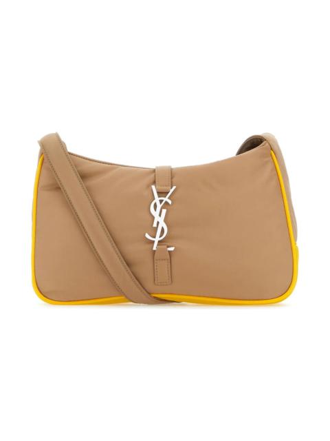 SAINT LAURENT Cappuccino Econyl® Le 5 à 7 Shoulder Bag