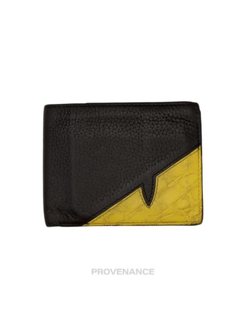 FENDI Fendi Bifold Wallet - Monster Eye Crocodile