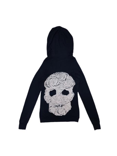 Skulls - Japanese Brand Skull Hoodie Black Zip Up
