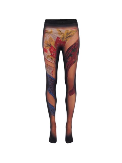 Marine Serre Draped Statue leggings